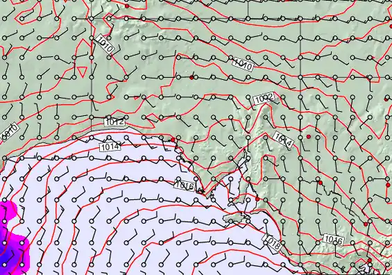 South Australia forecast chart for Friday, March 20th, 2026 at 6:00 AM