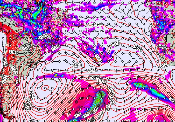 South Atlantic forecast chart for Thursday, April 2nd, 2026 at 12:00 AM