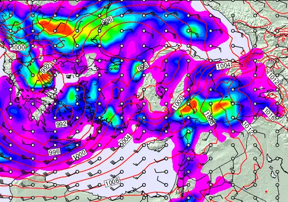 Turkey forecast chart for Thursday, April 2nd, 2026 at 6:00 AM