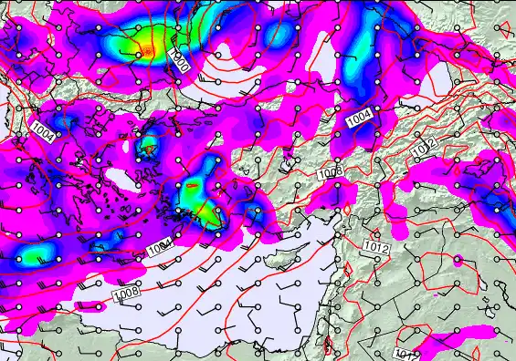 Turkey forecast chart for Thursday, April 2nd, 2026 at 6:00 PM