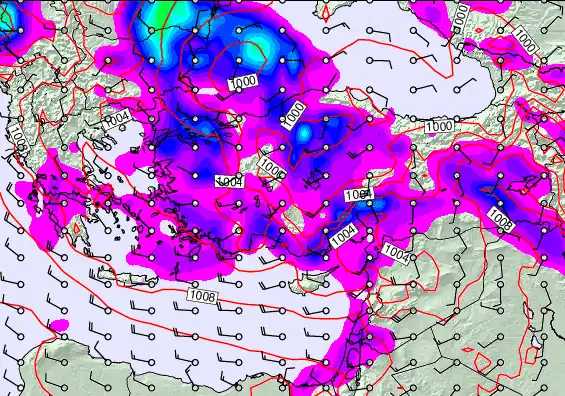 Turkey forecast chart for Sunday, March 29th, 2026 at 12:00 PM