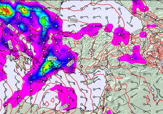 Turkey forecast chart for Wednesday, April 1st, 2026 at 6:00 PM