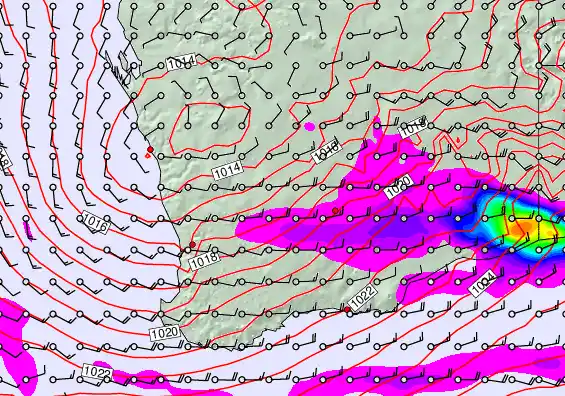 Perth forecast chart for Friday, April 3rd, 2026 at 12:00 AM