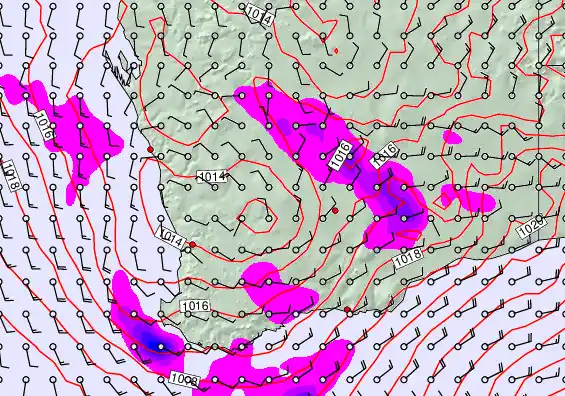 Perth forecast chart for Saturday, April 4th, 2026 at 12:00 AM