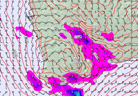 Perth forecast chart for Saturday, April 4th, 2026 at 6:00 AM