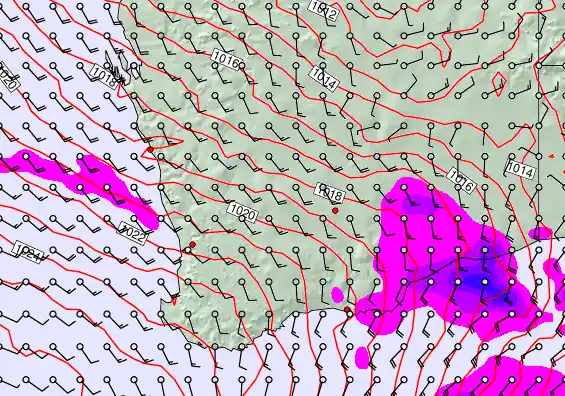 Perth forecast chart for Monday, April 6th, 2026 at 12:00 AM