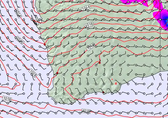 Perth forecast chart for Tuesday, April 7th, 2026 at 12:00 AM