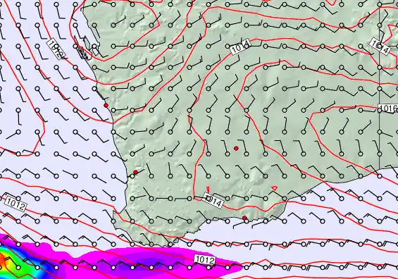 Perth forecast chart for Wednesday, April 8th, 2026 at 12:00 AM