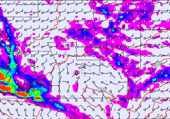 Pacific Islands forecast chart for Wednesday, April 15th, 2026 at 6:00 AM