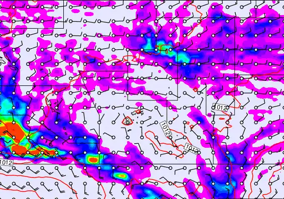 Pacific Islands forecast chart for Wednesday, April 15th, 2026 at 6:00 PM
