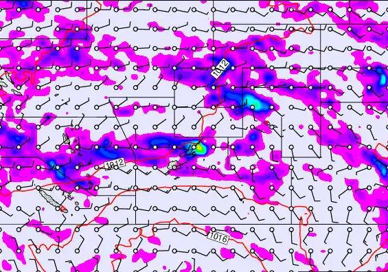 Pacific Islands forecast chart for Friday, April 17th, 2026 at 6:00 PM