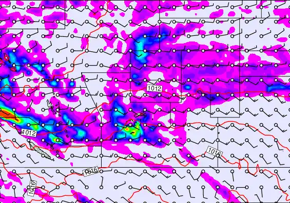 Pacific Islands forecast chart for Thursday, April 23rd, 2026 at 6:00 PM