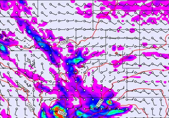 Pacific Islands forecast chart for Sunday, April 26th, 2026 at 6:00 AM