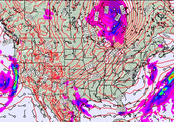 USA forecast chart for Tuesday, April 21st, 2026 at 6:00 AM