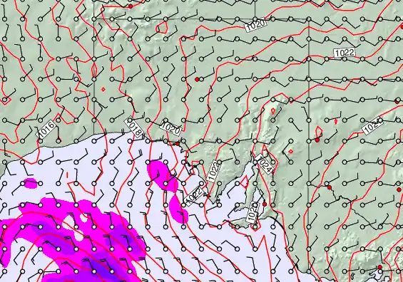 South Australia forecast chart for Wednesday, April 29th, 2026 at 12:00 PM