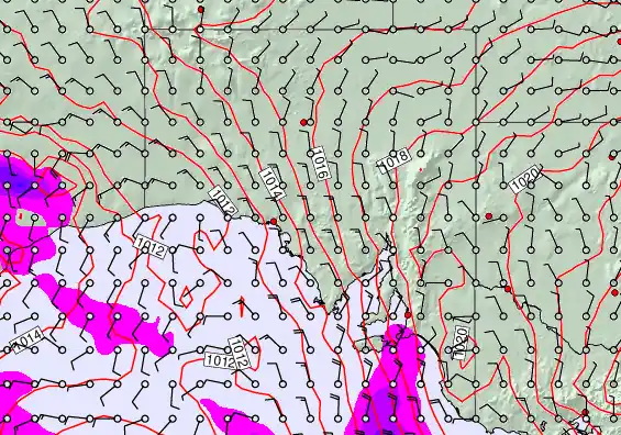 South Australia forecast chart for Thursday, April 30th, 2026 at 6:00 AM
