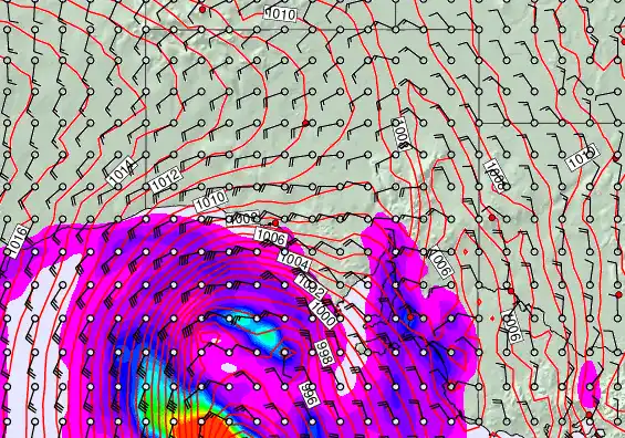 South Australia forecast chart for Saturday, May 2nd, 2026 at 6:00 AM