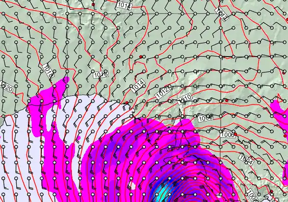 South Australia forecast chart for Sunday, May 3rd, 2026 at 6:00 AM