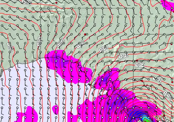 South Australia forecast chart for Monday, May 4th, 2026 at 12:00 AM