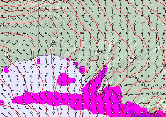 South Australia forecast chart for Tuesday, May 5th, 2026 at 6:00 PM