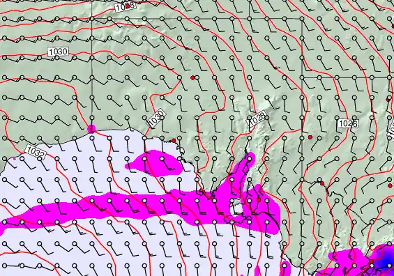South Australia forecast chart for Wednesday, May 6th, 2026 at 12:00 AM