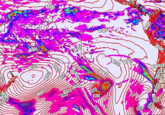 South Pacific forecast chart for Tuesday, May 5th, 2026 at 6:00 PM
