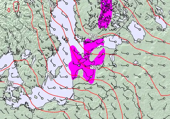 Estonia forecast chart for Thursday, April 30th, 2026 at 6:00 AM