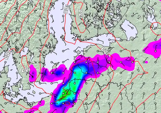 Estonia forecast chart for Monday, May 4th, 2026 at 6:00 PM