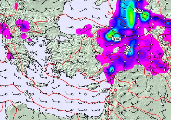 Turkey forecast chart for Friday, May 15th, 2026 at 6:00 AM