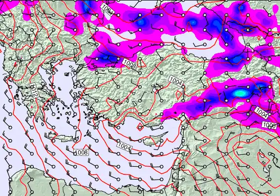 Turkey forecast chart for Tuesday, May 19th, 2026 at 12:00 AM