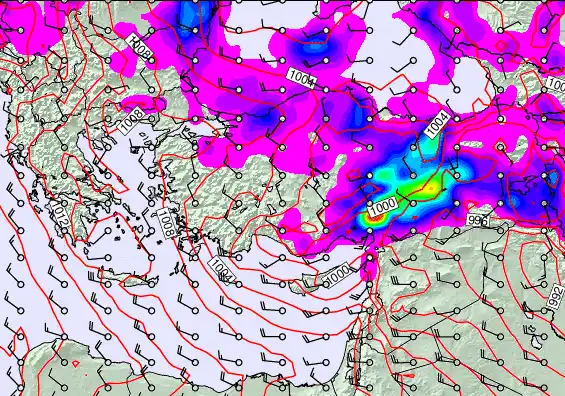Turkey forecast chart for Tuesday, May 19th, 2026 at 12:00 PM