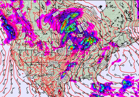 USA forecast chart for Tuesday, May 19th, 2026 at 12:00 AM