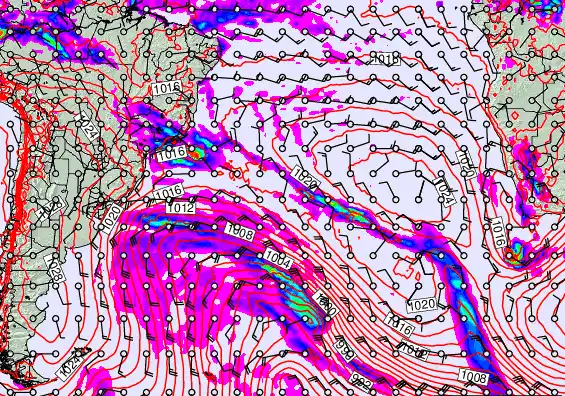 South Atlantic forecast chart for Wednesday, May 20th, 2026 at 12:00 PM