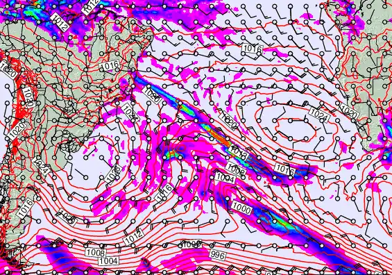 South Atlantic forecast chart for Friday, May 22nd, 2026 at 6:00 AM