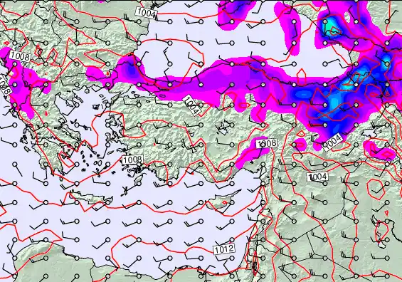 Turkey forecast chart for Wednesday, May 13th, 2026 at 12:00 PM
