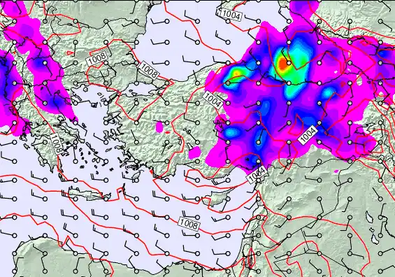Turkey forecast chart for Friday, May 15th, 2026 at 12:00 AM