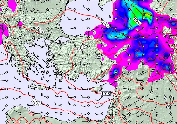 Turkey forecast chart for Friday, May 15th, 2026 at 6:00 AM