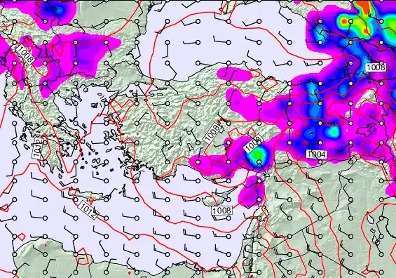 Turkey forecast chart for Friday, May 15th, 2026 at 6:00 PM