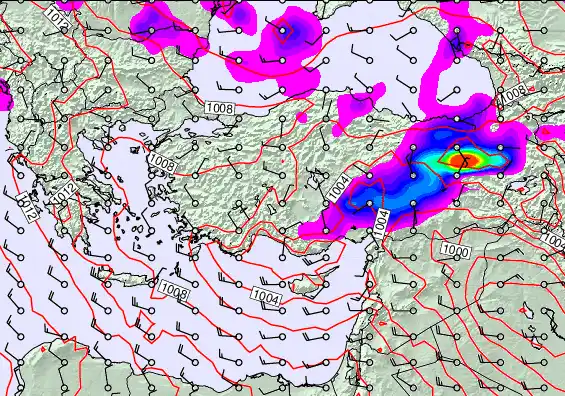 Turkey forecast chart for Tuesday, May 19th, 2026 at 12:00 AM