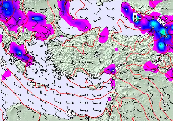 Turkey forecast chart for Thursday, May 21st, 2026 at 12:00 AM