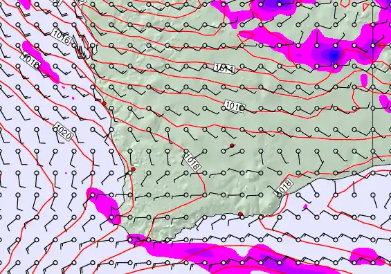 Perth forecast chart for Sunday, May 17th, 2026 at 6:00 AM