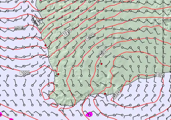 Perth forecast chart for Tuesday, May 19th, 2026 at 6:00 AM
