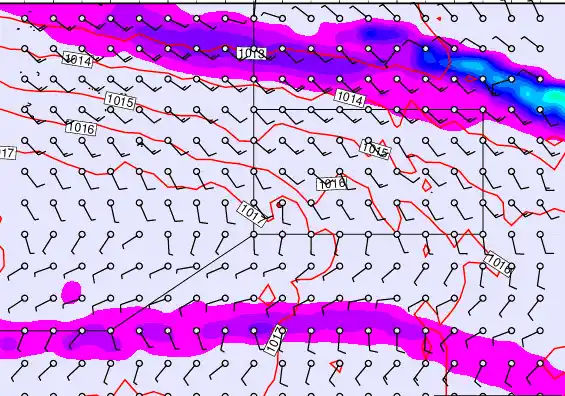 Pitcairn Island forecast chart for Wednesday, May 20th, 2026 at 12:00 AM