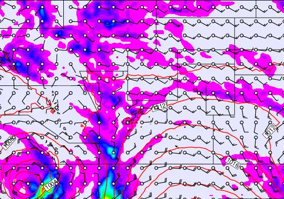 Pacific Islands forecast chart for Saturday, May 23rd, 2026 at 6:00 AM