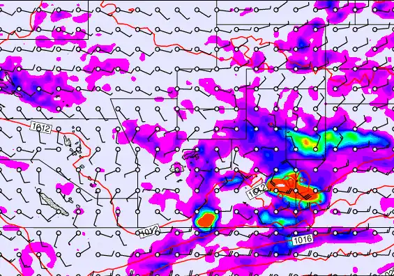 Pacific Islands forecast chart for Tuesday, May 26th, 2026 at 12:00 AM