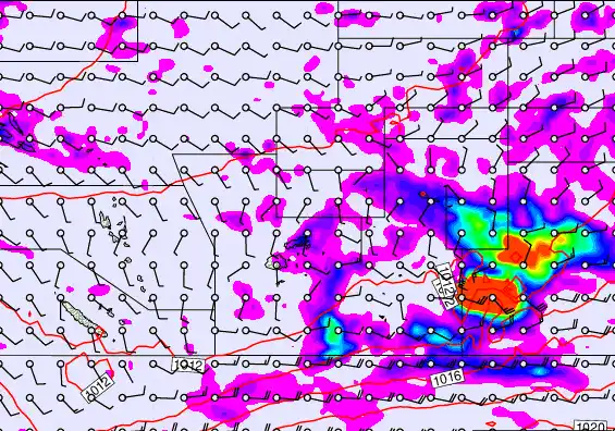 Pacific Islands forecast chart for Tuesday, May 26th, 2026 at 6:00 AM