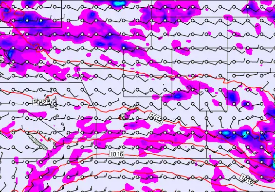 Pacific Islands forecast chart for Thursday, May 28th, 2026 at 12:00 AM