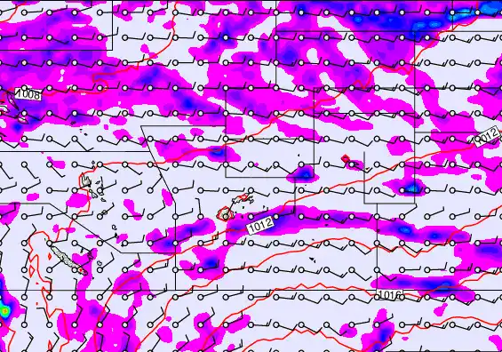 Pacific Islands forecast chart for Friday, May 29th, 2026 at 6:00 PM