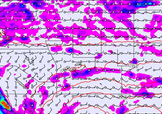Pacific Islands forecast chart for Saturday, May 30th, 2026 at 12:00 AM