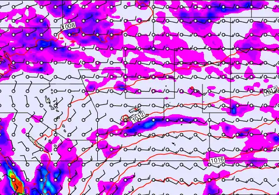 Pacific Islands forecast chart for Saturday, May 30th, 2026 at 6:00 AM
